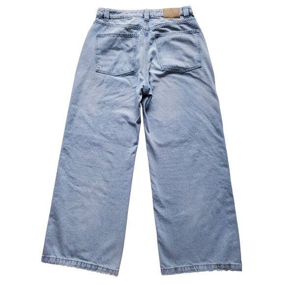 COTTON ON Low Rise Super Baggy Jeans in Breeze Blue Size 30 - Picture 5 of 16